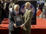 Patrick Stewart receives his Star on The Hollywood Walk of Fame. Johnny Grant is the emcee.