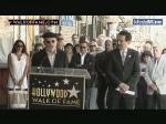 Joe Mantegna receives his Star on The Hollywood Walk of Fame. Leron Gubler is the emcee with guest speakers David Mamet and Lt. General Willie Williams.